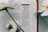 The Holy Bible: The Barbour Simplified KJV Bible Promise Book Edition [Chestnut Floral] - SLIGHTLY IMPERFECT