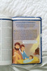 The Kids' Bedtime Devotional Bible: NLV [Aqua Stars] - SLIGHTLY IMPERFECT