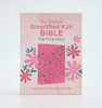 The Barbour Simplified KJV Bible for Teen Girls: 3-Minute Devotions Edition front cover image