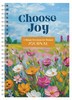 Choose Joy: 3-Minute Devotions for Women Journal (Spiral Bound) front cover image