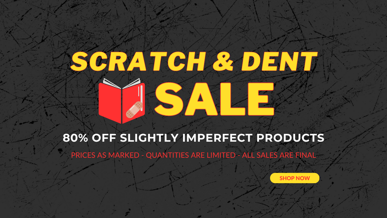 Shop our Scratch 'N Dent Sale for 80% Off Slightly Imperfect Products