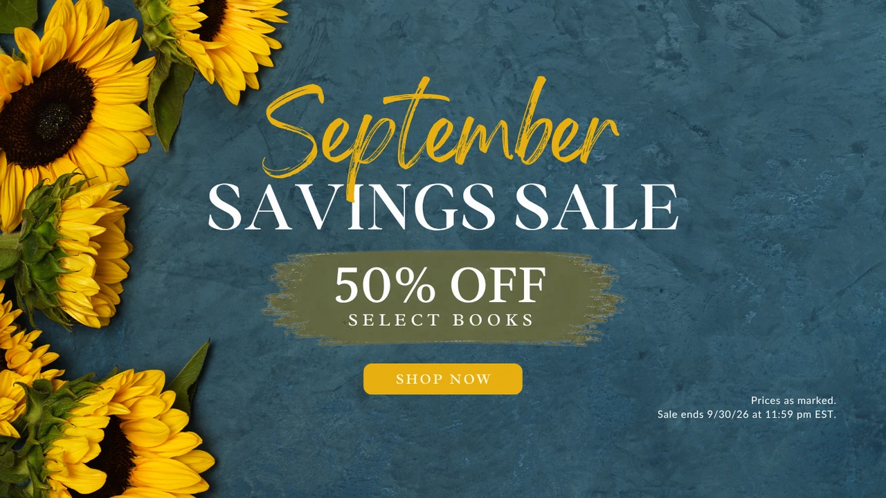 Shop Our September Savings Sale for 50% Off Dozens of Books!