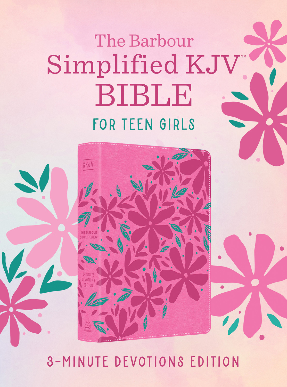 The Barbour Simplified KJV Bible for Teen Girls: 3-Minute
