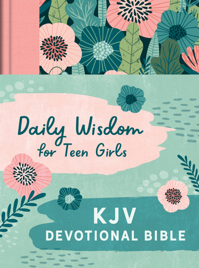 Daily Wisdom for Teen Girls KJV Devotional Bible [Blush Rainforest]