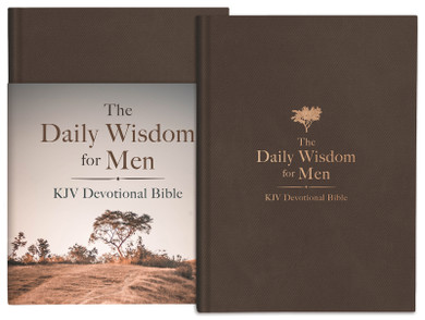 The Daily Wisdom for Men KJV Devotional Bible - SLIGHTLY IMPERFECT