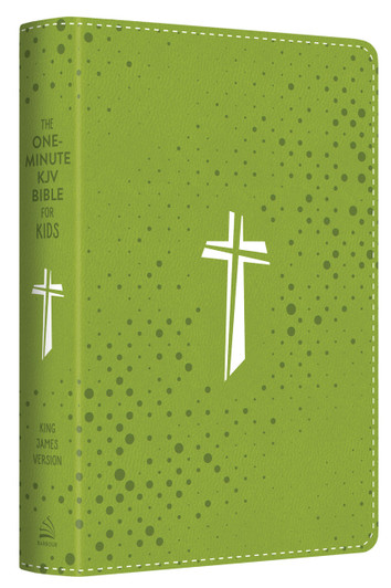 The One-Minute KJV Bible for Kids [Neon Green Cross] - SLIGHTLY IMPERFECT