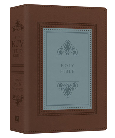 The KJV Study Bible - Large Print - Indexed [Teal Inlay]