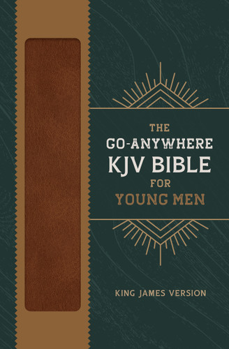 The Go-Anywhere KJV Bible for Young Men [Woodgrain Chestnut] - SLIGHTLY IMPERFECT