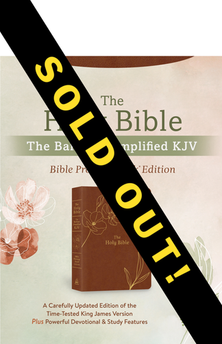 The Holy Bible: The Barbour Simplified KJV Bible Promise Book Edition [Chestnut Floral] - SLIGHTLY IMPERFECT