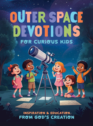 Outer Space Devotions for Curious Kids front cover image