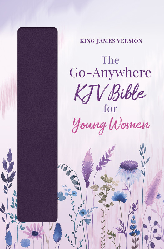 The Go-Anywhere KJV Bible for Young Women [Plum Patch] - SLIGHTLY IMPERFECT