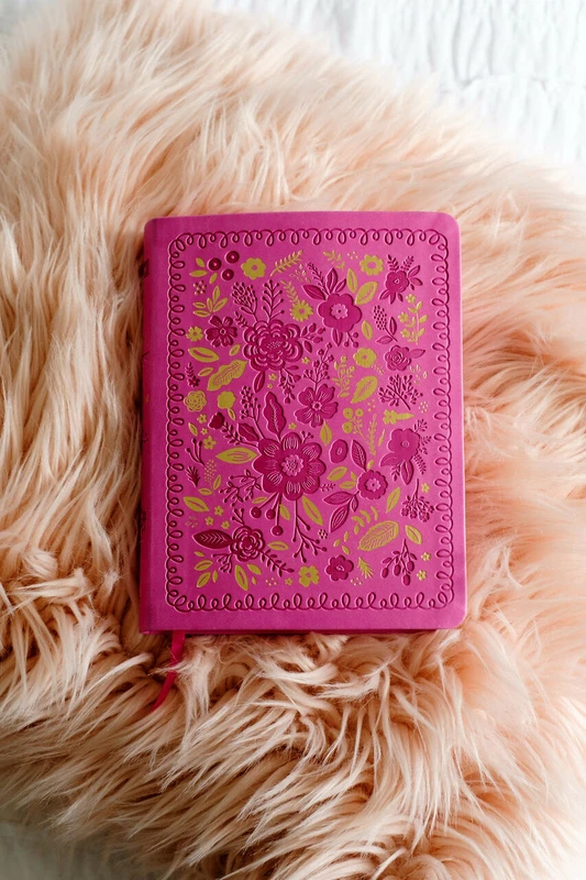 My Bible SKJV for Girls (Pink and Gold Florals) - SLIGHTLY IMPERFECT