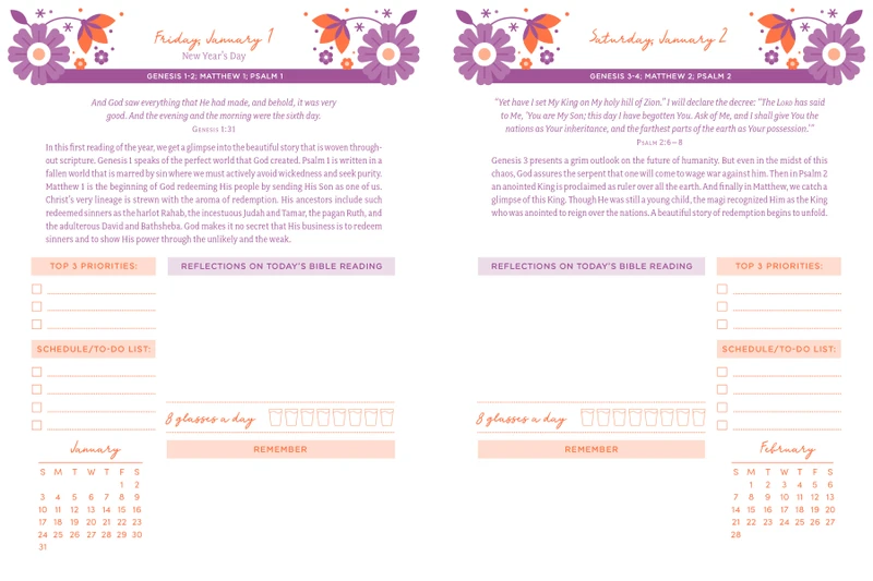 The Read through the Bible in a Year Planner: 2027 Edition