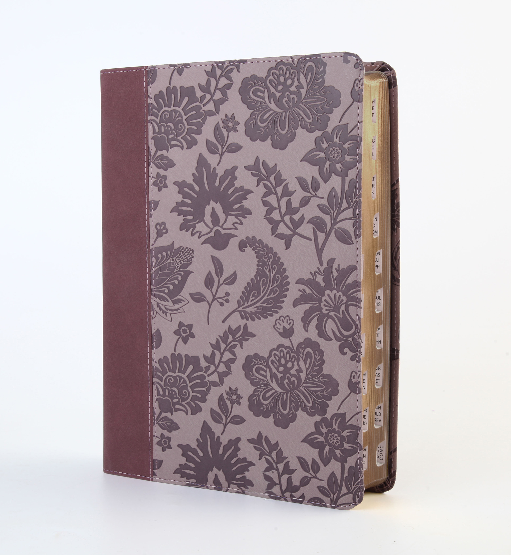 Barbour Simplified KJV--Large Print [Plum & Paisley]