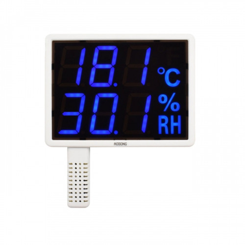 Indoor Wall Mounted LED Thermo-Hygrometer