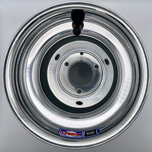 Polished Aluminum Douglas Wheel 6" Diameter by 8.25" Wide with 3" of Back Spacing