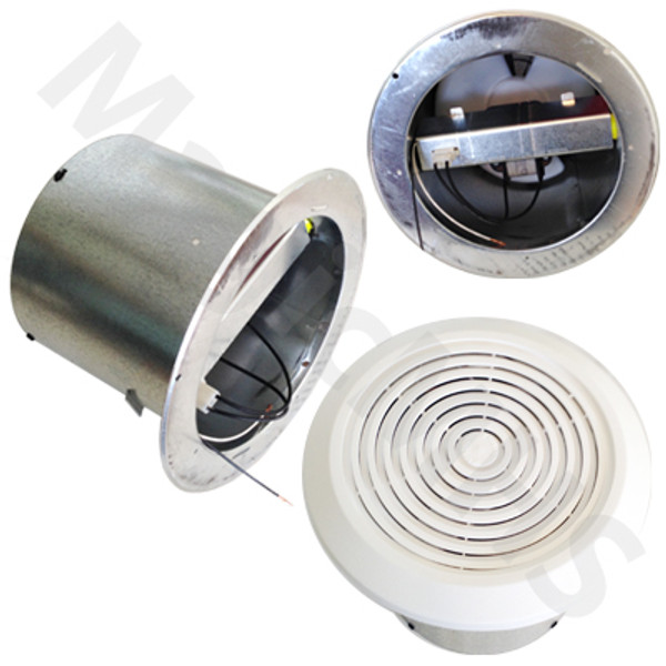 Bathroom Exhaust Fan Vent - 7" Round