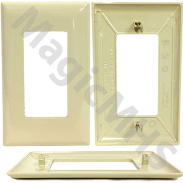 snap on Ivory single gang cover plate