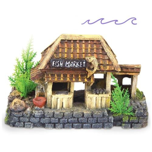 Kazoo Fish Market Hut With Plants