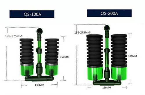 Qanvee QS-200A BioSponge Aquarium Filter