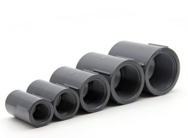 Grey DIN Female Threaded Coupling