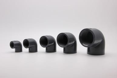 Grey SCH80 ANSI 90 Degree Threaded Elbow