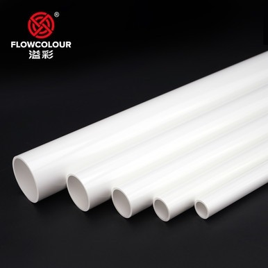 White DIN UPVC Pipe Per Metre