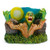 Penn Plax The Swimming Dead Zombie Rising From Grave with Full Moon