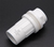 White DIN Tank Fitting (Bulkhead)