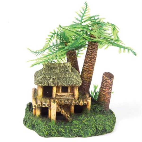 Kazoo Jungle Hut With Bamboo Trees