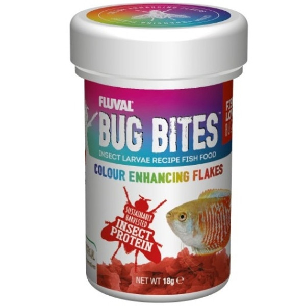 Fluval Bug Bites Colour Enhance Flakes Fluval Bug Bites Colour Enhance Flakes