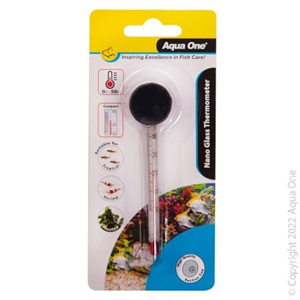 Aqua One Nano Glass Thermometer