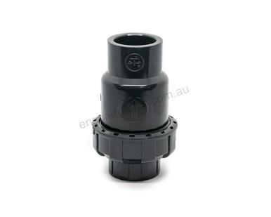 Grey DIN Single Union Swing Check Valve