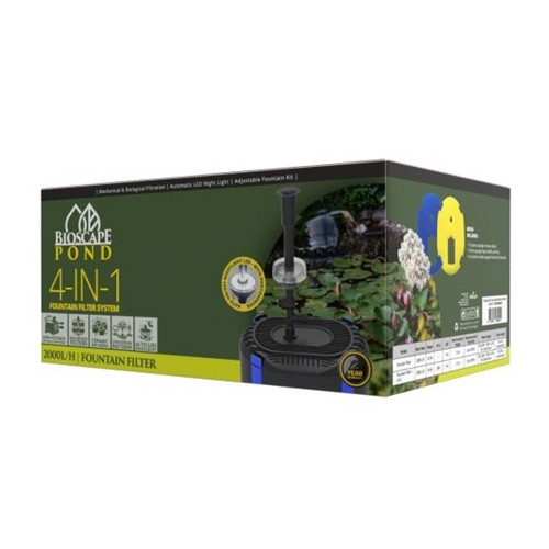 Bioscape All in One Submersible Pond Filter 2000lph