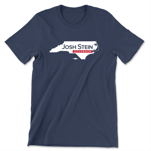 Students For Stein (Unisex Navy Tee) - Josh Stein For Governor