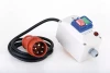 CEE connector + motor protection switch<br />The 400 version comes with a ready to connect, 5-pole CEE connector and motor protection switch.