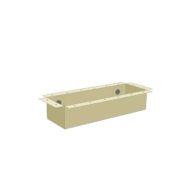6' X 2' FLEX HARDSCAPE BASIN - TAN