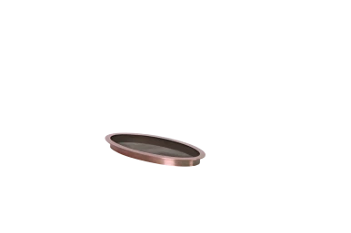 Copper Finish Splash Ring for 12" Spillways