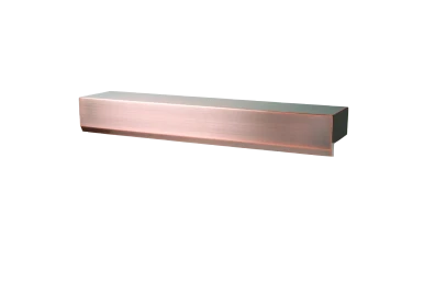 24" Copper-Finish WaterWall Spillway