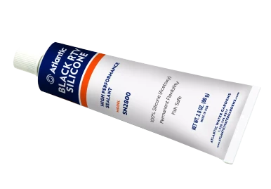 BLACK RTV SILICONE - 2.8 OZ