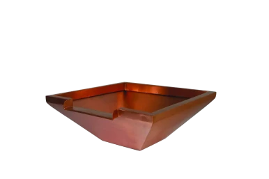 26" Square Copper Bowl Bundle w/Black Liner