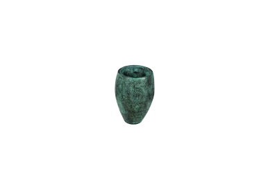 24" AURA VASE - VERDE BRASS