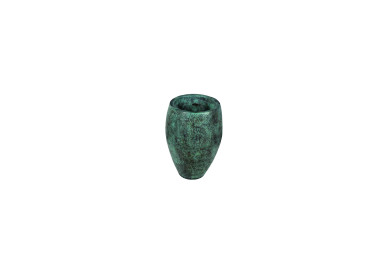 24" AURA VASE - VERDE BRASS