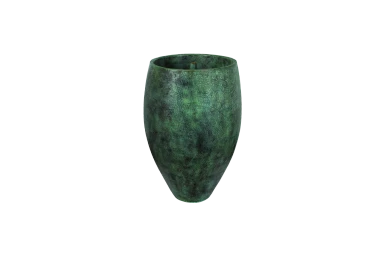40" AURA VASE - VERDE BRASS