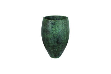40" AURA VASE - VERDE BRASS