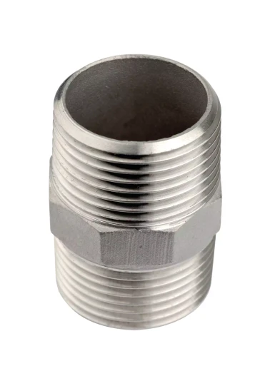Hexagon nippel 10 Silver INT
