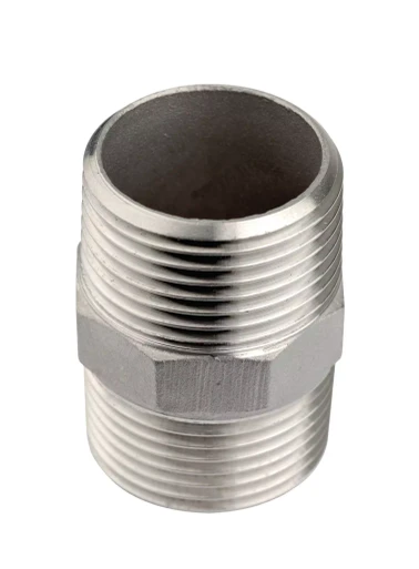 Hexagon nippel 15 Silver INT