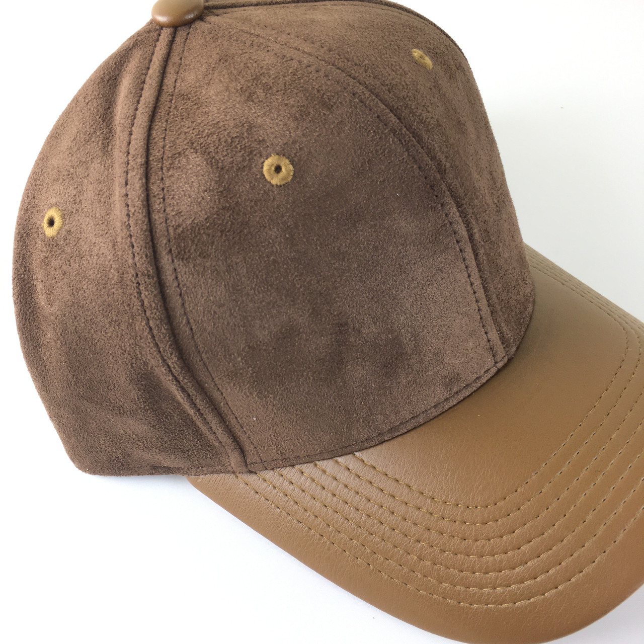 suede leather cap