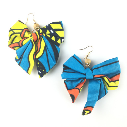 Blue and Yellow Bows