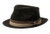 Faux suede fedora with stripe grosgrain band
material: faux suede
brim: 1 3/4"